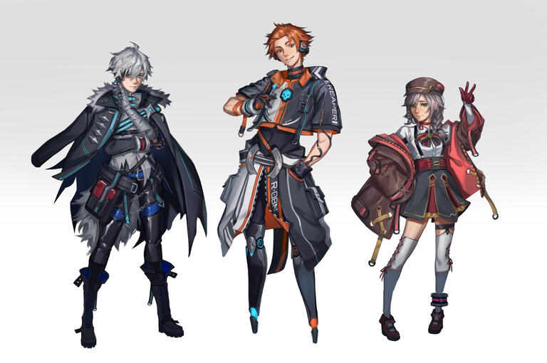 Full Body Concept - $150 + $30 for weapons/small pets (optional)